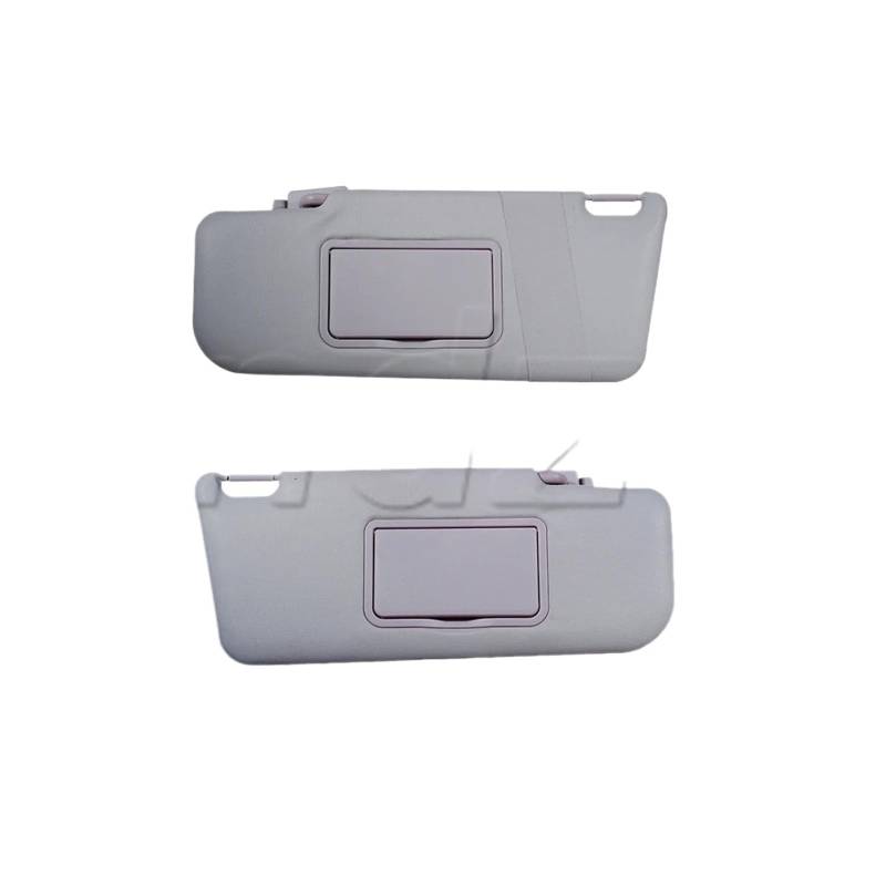 Kompatibel mit FIAT Panda, 169 MK2 2003–2011, Sonnenblende Links oder rechts, mit Spiegel und Tasche, 735362729, 735362730(Left and Right) von Gakmjhgf
