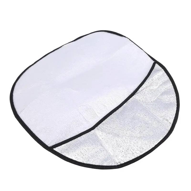 Sonnenschutz Doppelter Dicker Schutz Faltbarer Anti-UV-Sonnenschutz Autozubehör Lenkradabdeckung Silber von Gakmjhgf