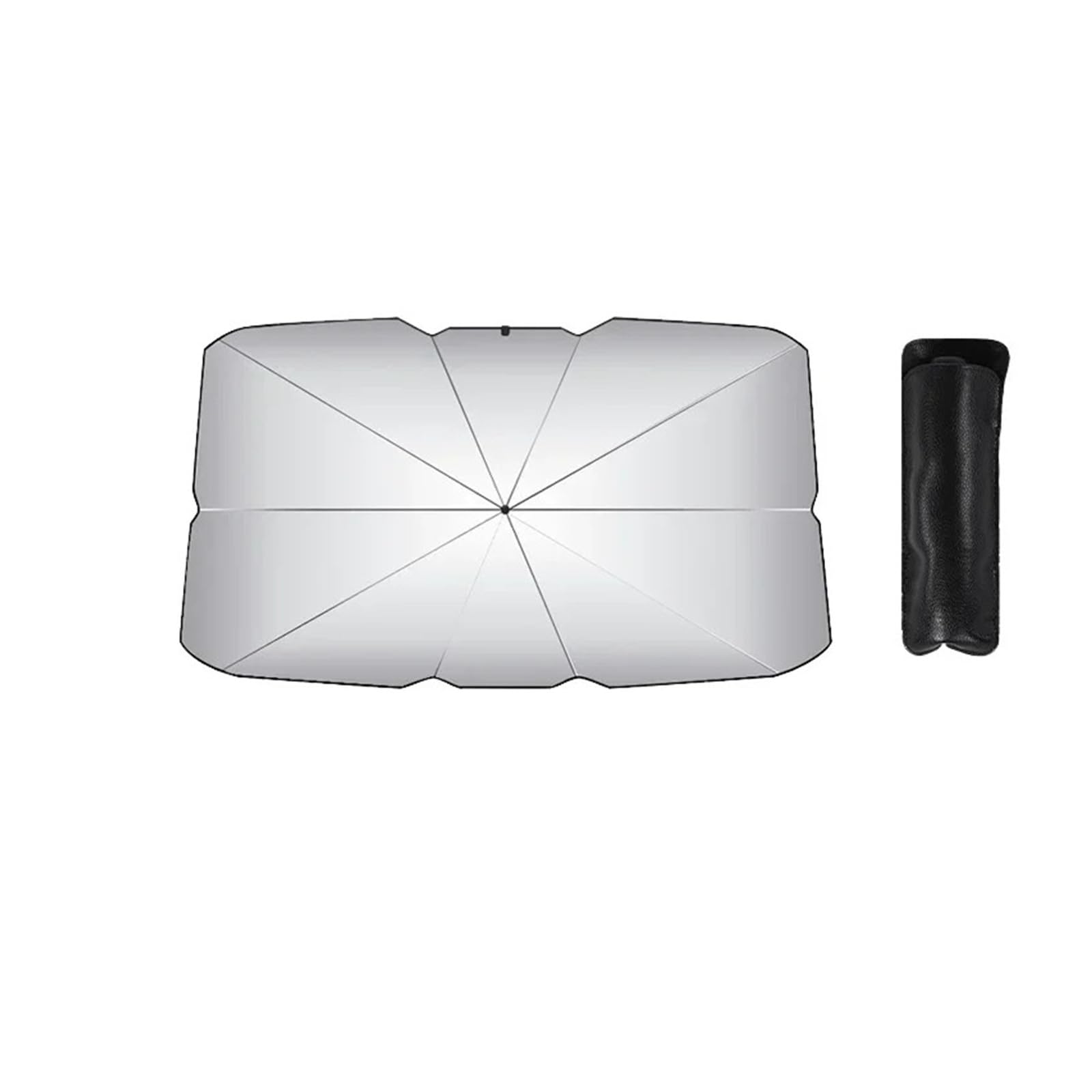 Sonnenschutz for die Windschutzscheibe des Autos, Faltbarer Auto-Sonnenschirm, UV-Block, Wärmedämmung for die Auto-Frontscheibe(S-4PCS) von Gakmjhgf