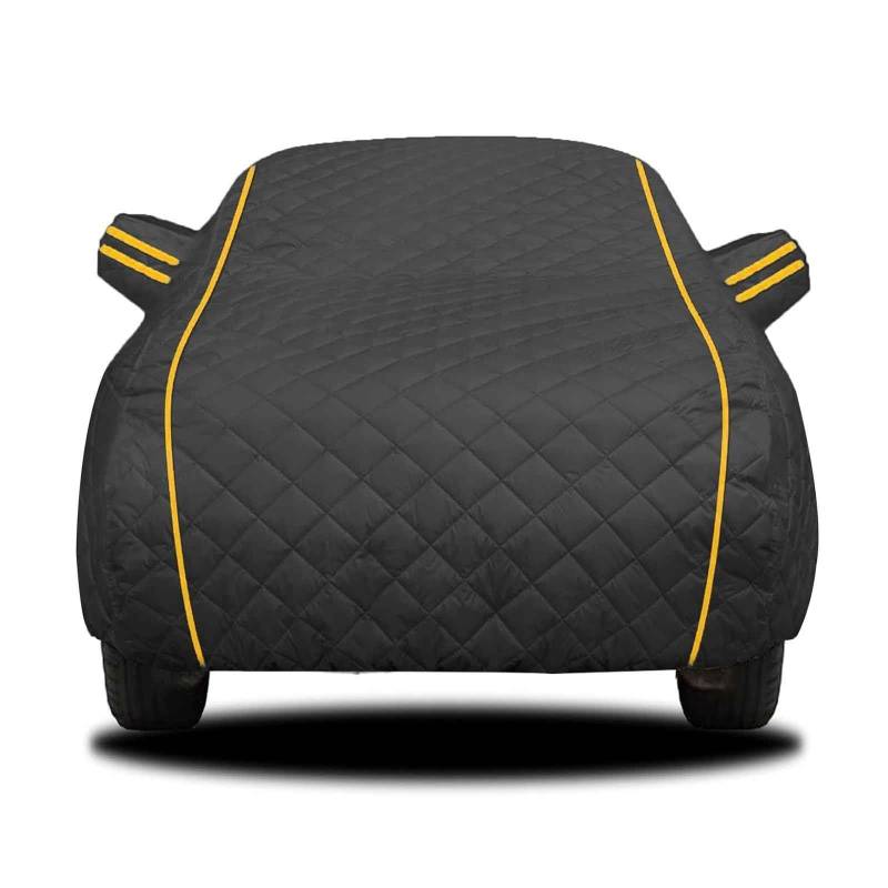 Hagelschutz Auto Abdeckplane für 𝖬azda CX-3 SUV, Outdoor Hagelschutz Auto Abdeckplane Wasserdicht Autoabdeckung Sonnenschutz Vollgarage Autoplane für Sonne Staub Schutz(Black,für 𝖬azda CX-3 SUV) von Gaoxianglin