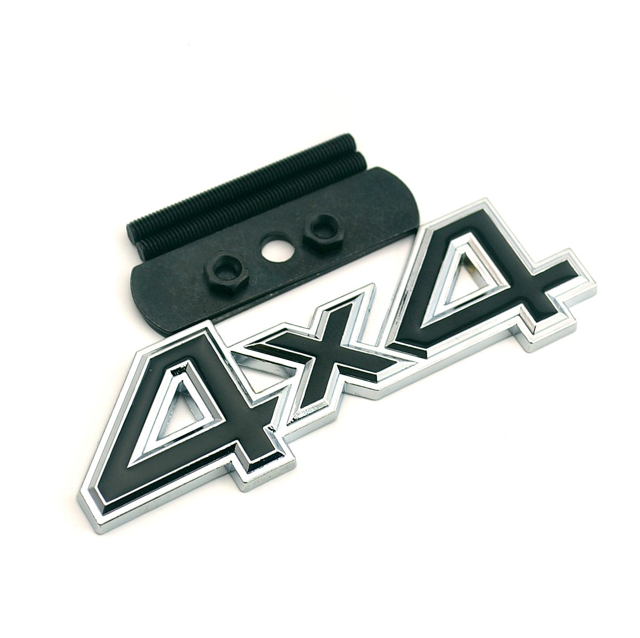 Garage-SixtySix Kühlergrillemblem 4x4 Chrom Schwarz von Garage-SixtySix