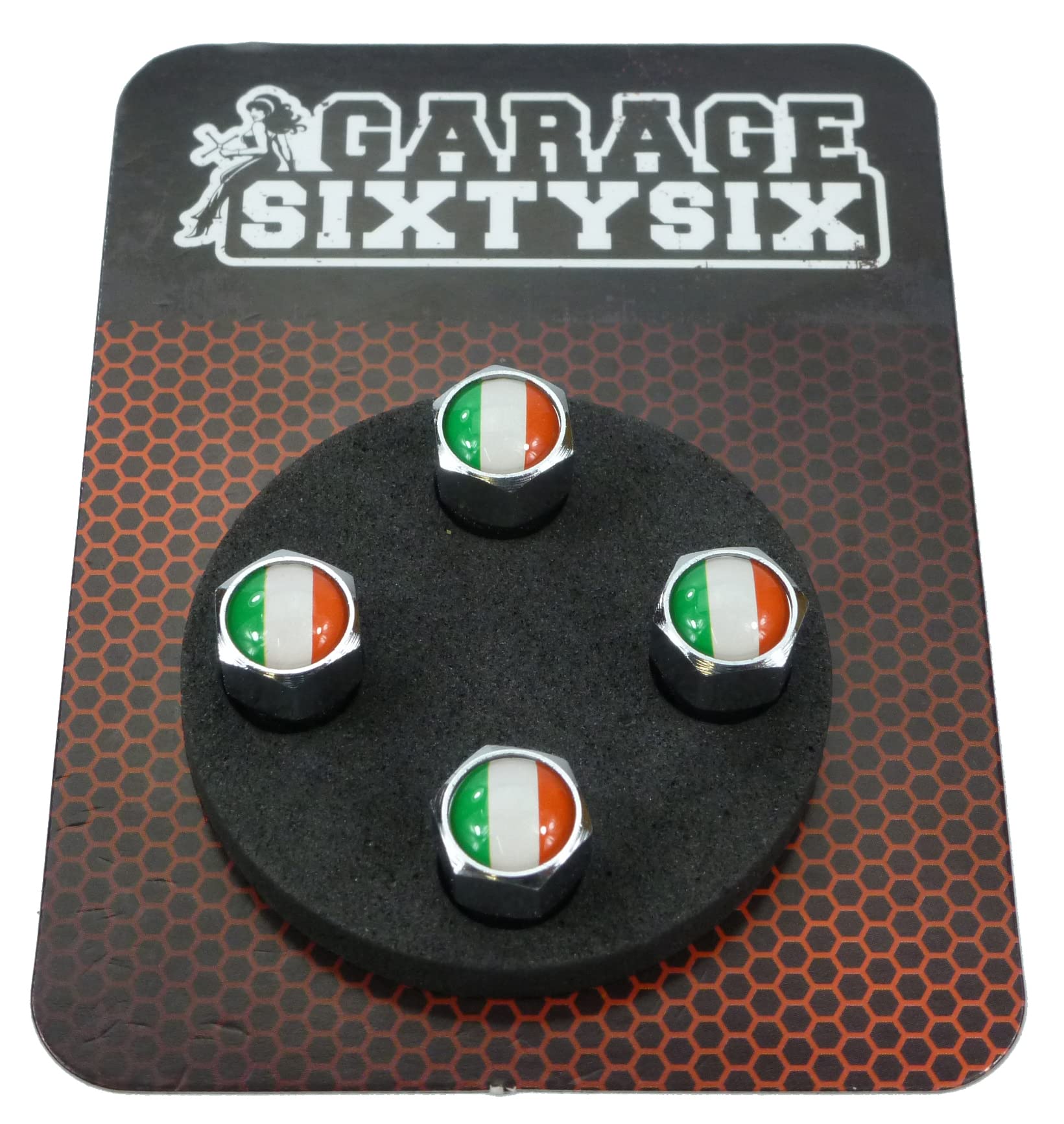Garage-SixtySix Ventilkappen Italien / 4 Stück/Modell: Pittsburg von Garage-SixtySix