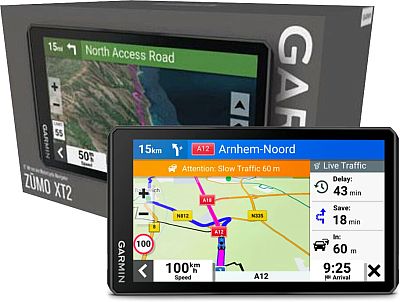 Garmin zümo XT2, Navigationssystem - Schwarz von Garmin