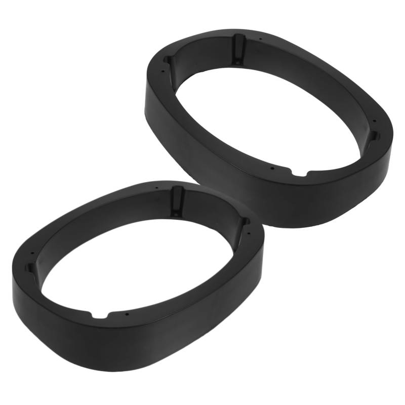 Garneck 1 Paar Hornscheibe Auto Universal- Montage Lautsprecher-Kunststoffring Lautsprecherring aus Kunststoff Austausch des Lautsprecheradapters Plastik Black von Garneck