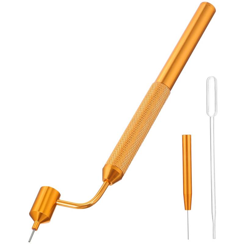 Garneck 1 Satz Lackstift füllen vergolden Automobilfarbenstift Fluid UPS Chip Dekoration Reparatur von Autokratzern Autofarbe Nachbesserung Lackstift für feine Linien Aluminiumlegierung von Garneck
