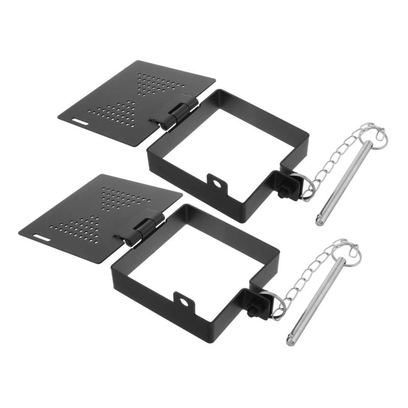 Garneck 1 Satz RV -Stoßfängerabdeckung RV-Dump-Kappe Endkappe für Wohnmobil-Stoßstange Wohnwagen Wohnmobil-Stoßstangenstecker Wohnmobilzubehör und -Teile Kohlenstoffstahl Black von Garneck