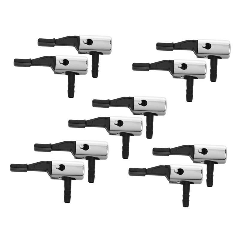 Garneck 10 Stück Gasdüsenadapter Reifen Druckluftwerkzeuge Für Kompressor Luftpumpenanschluss Luftfutter Luftpumpendüsen Passender Reifenfüllschlauchadapter Verriegelbarer von Garneck