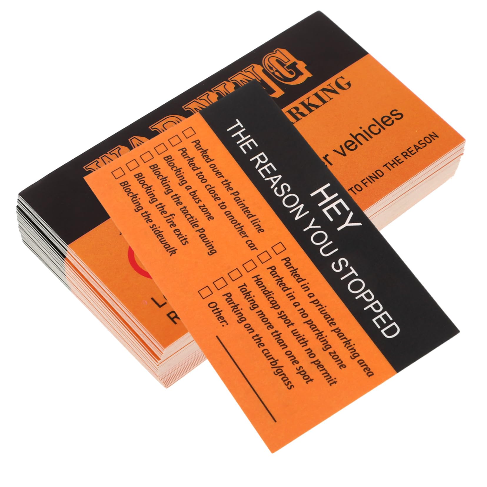 Garneck 100 Stück Parkplatz-Visitenkarte schlechte Parkkarten beschichtetes Papier Garneck 100 Stück Parkplatz-Visitenkarte schlechte Parkkarten beschichtetes Papier von Garneck