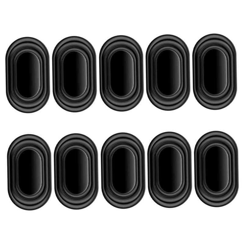 Garneck 10Stücke Autotür Stoßdämpfer Vibrationspads für Autotüren Geräuschreduzierende Türschutzpolster Langlebige Selbstklebende Dämpfungselemente für Optimalen Schutz von Garneck