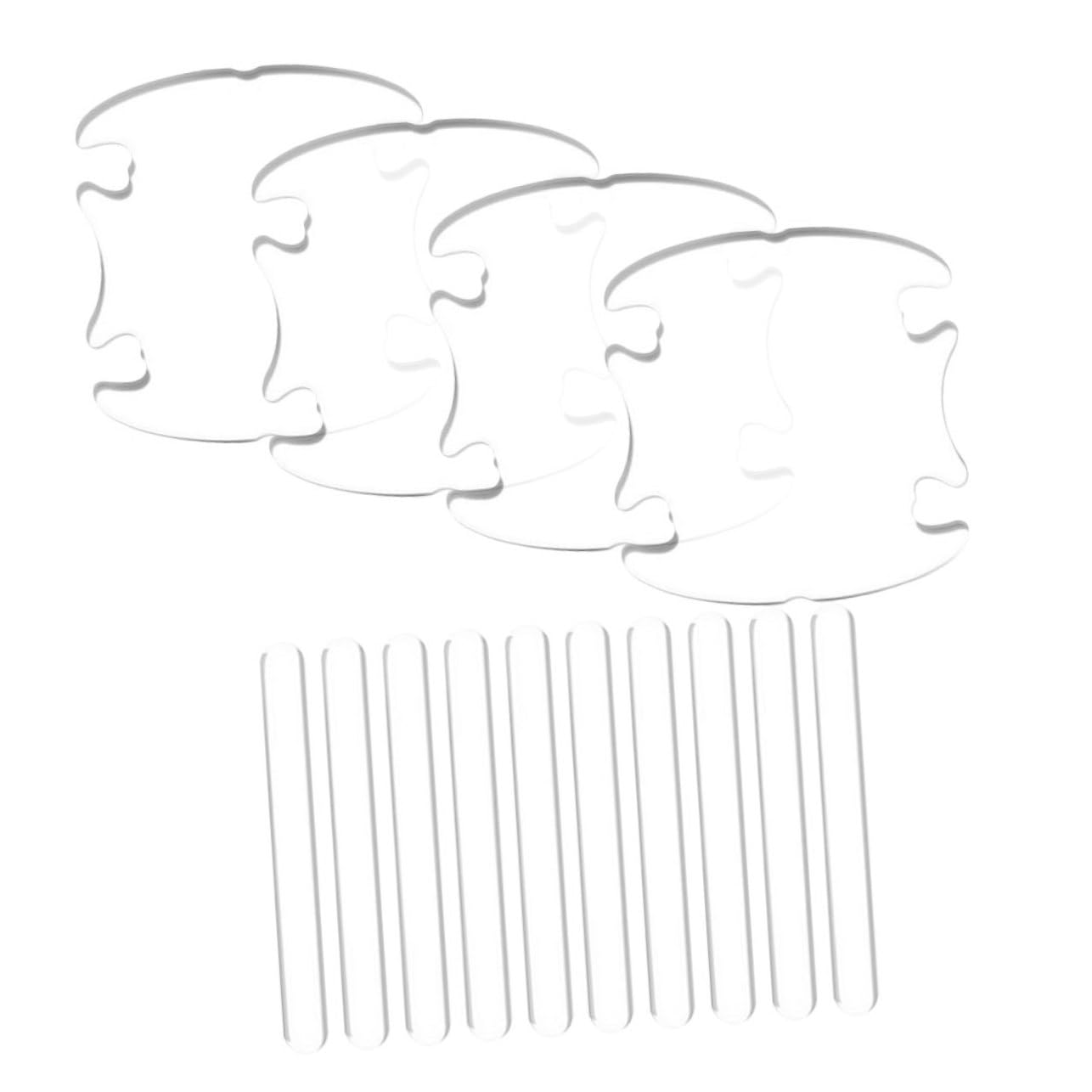 Garneck 1Satz Kfz Türgriffschutz Teilig Transparent Material Kratzfest Schützt gegen Lackschäden Passend für Automodelle Geräusche bei Kollisionen Garneck 1Satz Kfz Türgriffschutz Teilig Transparent Material Kratzfest Schützt gegen Lackschäden Passend für Automodelle Geräusche bei Kollisionen von Garneck