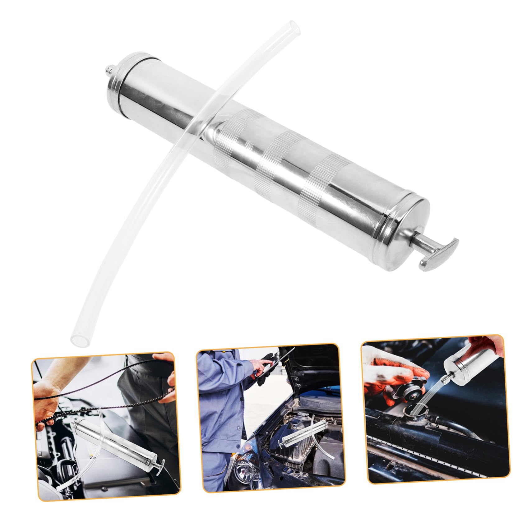 Garneck 1Satz Manuelle Ölabsaugpumpe Effiziente Flüssigkeitstransferpumpe für Automobilwartung Präzise Steuerung Multifunktionales Werkzeug aus Silberfarben Garneck 1Satz Manuelle Ölabsaugpumpe Effiziente Flüssigkeitstransferpumpe für Automobilwartung Präzise Steuerung Multifunktionales Werkzeug aus Silberfarben von Garneck