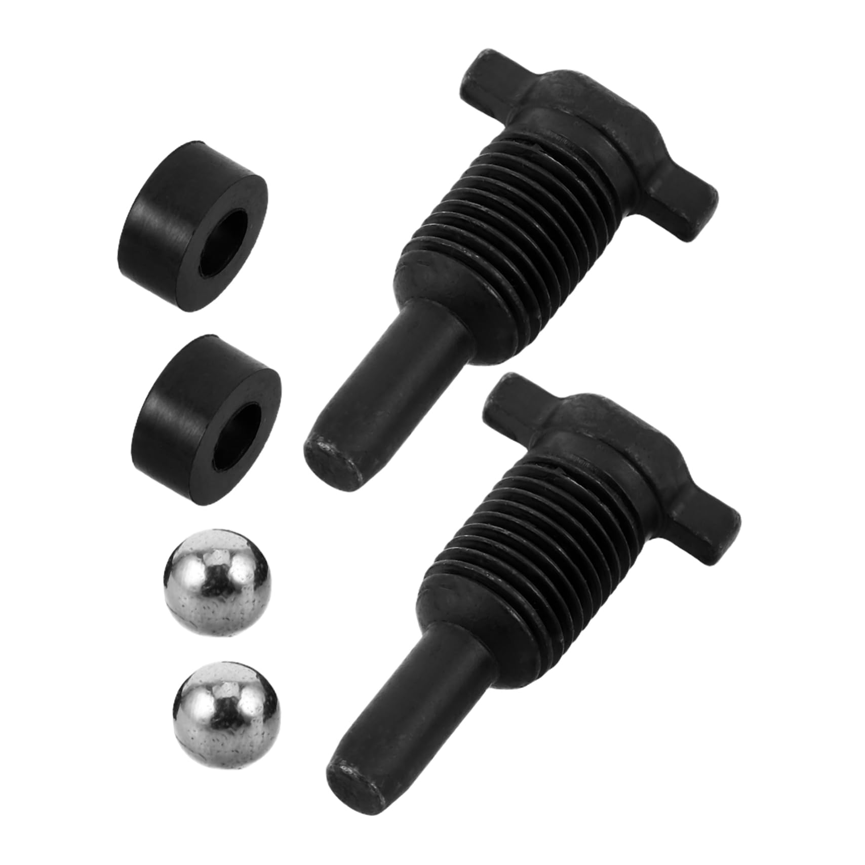 Garneck 2 Stück Ölrücklaufventil des Wagenhebers Hydraulische Jackteile Jack Reparaturteile Ölablassschraube Metall Black Garneck 2 Stück Ölrücklaufventil des Wagenhebers Hydraulische Jackteile Jack Reparaturteile Ölablassschraube Metall Black von Garneck