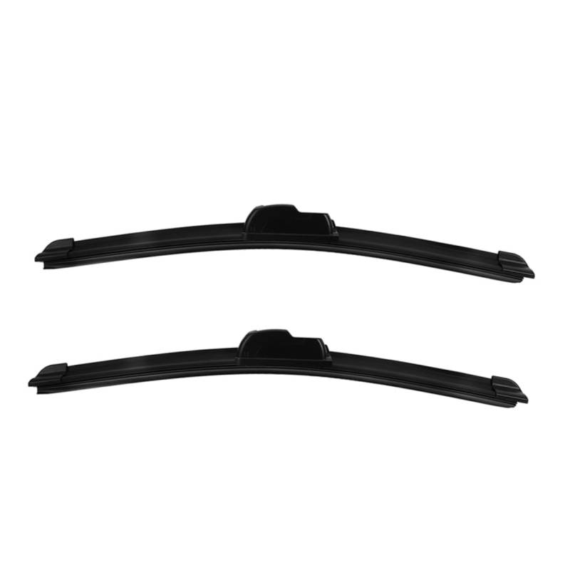 Garneck 2 Stück Scheibenwischer ohne Knochen autozubehör leises Wischerblatt Hochleistungs-Scheibenwischer Universell passendes Wischerblatt Heckscheibenwischer Mini-Wischer Gummi Black von Garneck