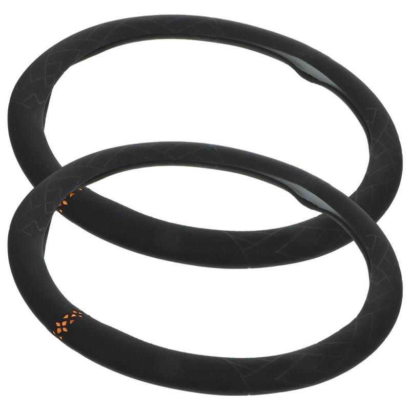 Garneck 2Stücke Auto Lenkradabdeckung rutschfeste Lenkradhülle aus Weichem Material für Lenkräder Schützt Kratzern und Verbessert Fahrkomfort Einsetzbar von Garneck
