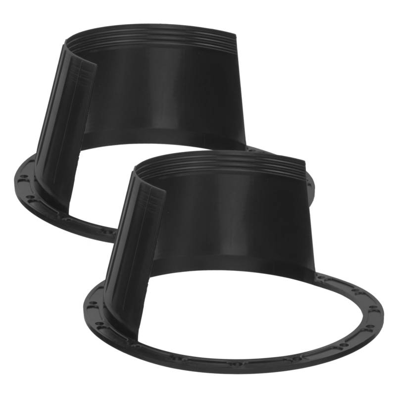 Garneck 2Stücke Lautsprecher Abstandshalter Spritzwassergeschützte Lautsprecher Adapter Langlebige Lautsprecher Ringe für Effektiven Schutz gegen Schmutz und Feuchtigkeit von Garneck