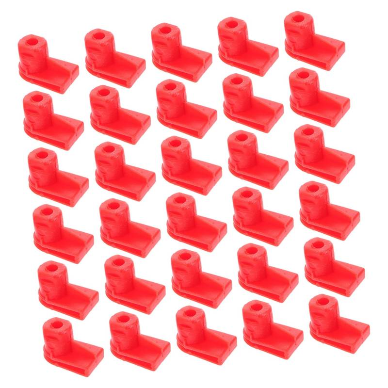 Garneck 30 Stück Auto Stoßstangenmuttern Muttern Schrauben Druckstift Clips Halteklammern Auto Clips Befestigungselemente Frontstoßstangenhalterung Zylindermutter Auto Clips von Garneck