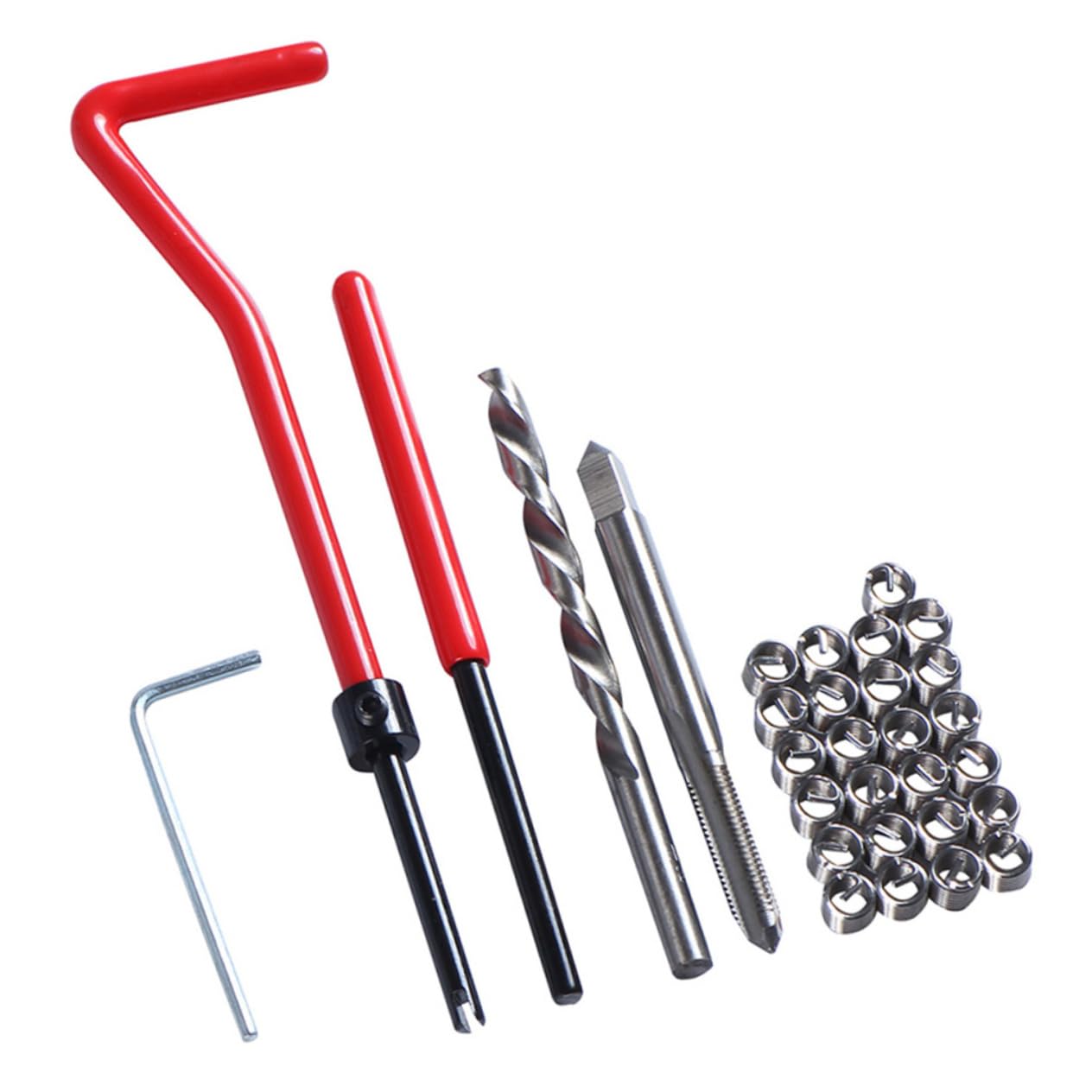 Garneck 30Stücke Teiliges Gewindereparaturset Drahteinsatzeinsatz für Beschädigte Gewinde für Reparaturen Langlebiges Material Einfach zu Verwenden Kompatibel mit Verschiedenen Garneck 30Stücke Teiliges Gewindereparaturset Drahteinsatzeinsatz für Beschädigte Gewinde für Reparaturen Langlebiges Material Einfach zu Verwenden Kompatibel mit Verschiedenen von Garneck