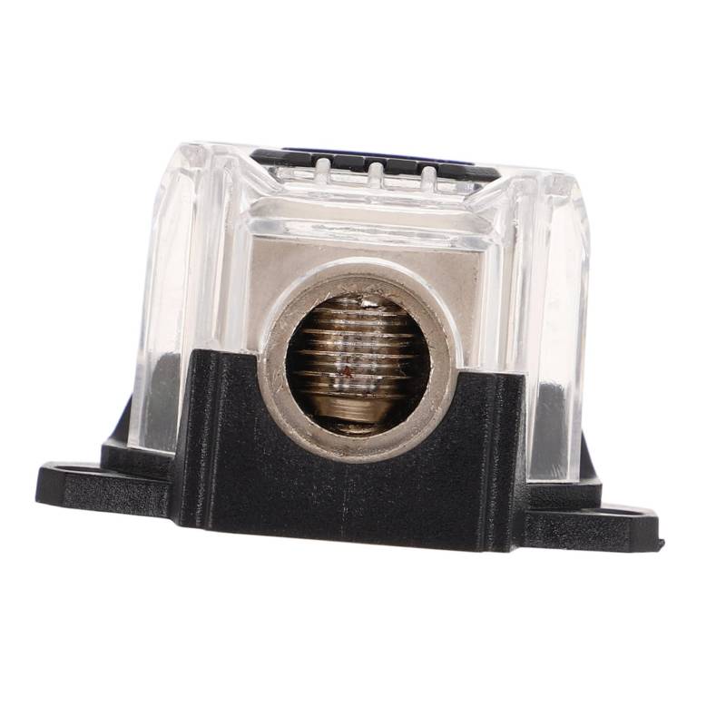 Garneck 4 Erdungsverteilerblock Car Audio Stromverteilerblock Zinklegierung Nickelbeschichtung Car Audio Verteilerblock Auto Sicherungsblock von Garneck
