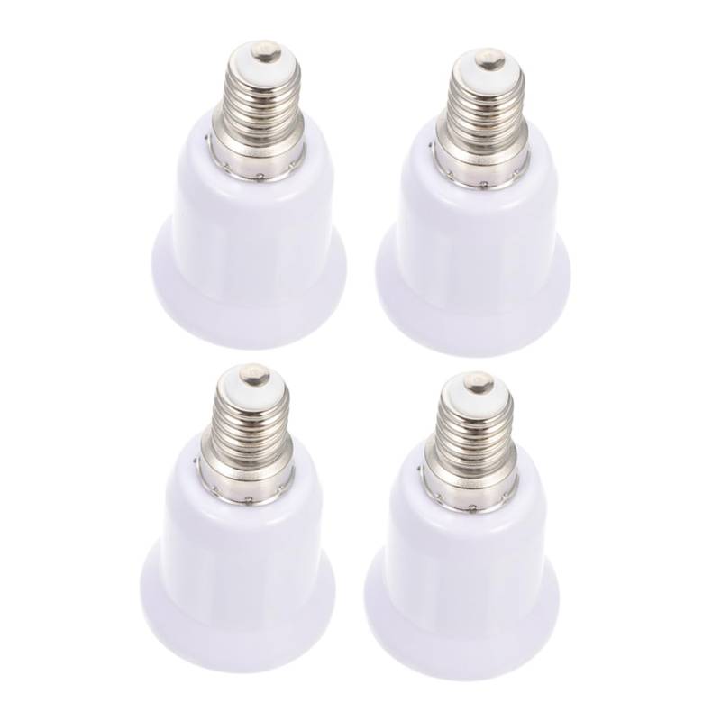Garneck 4 Stück Lampenkopf Verlängerung Konvertierungsschraube Lichtkonverter Glühbirnen Verlängerung Fassung Lampensockel Konverter Lichter Steckeradapter Lichtadapter von Garneck
