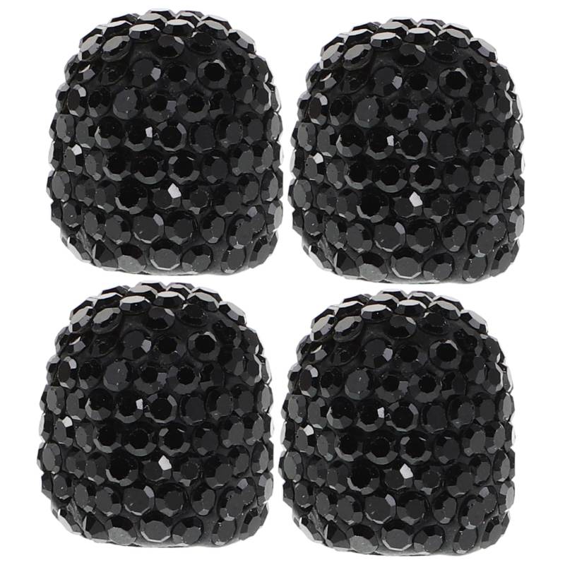 Garneck 4 Stück Reifenkappen Reifen Bling Ventilkappen Autoreifen Ventilkappe Reifen Luftkappen Auto Ventilkappe Bling Autoreifen Ventilkappen Bling Reifen Ventilkappen Niedliche Reifen von Garneck