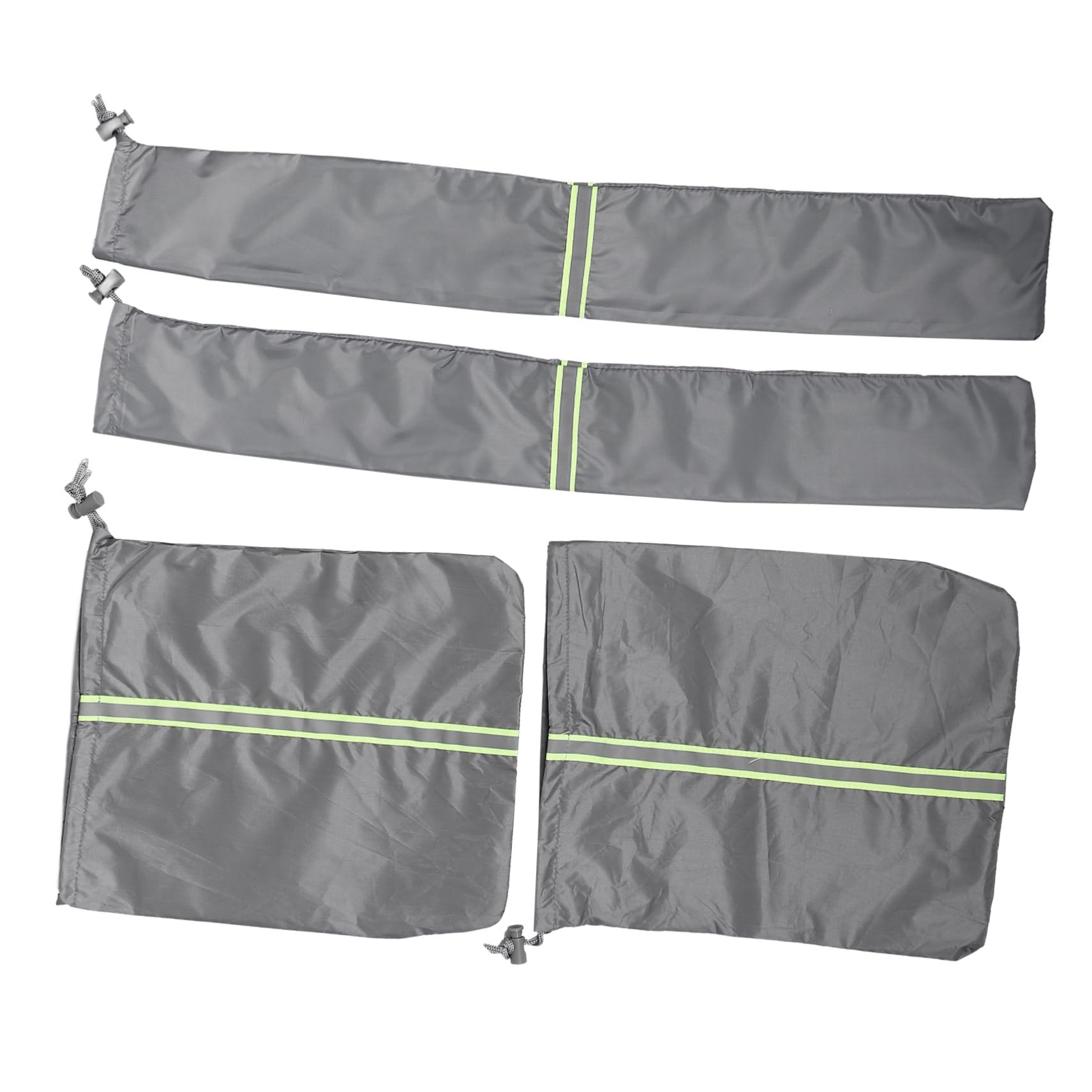 Garneck 4 Stück Wischerabdeckung Schneedecke für Auto Zungenbuchsenabdeckung Seitenspiegelabdeckungen Schneedecke der Windschutzscheibe Auto Winterzubehör Polyester Grey von Garneck