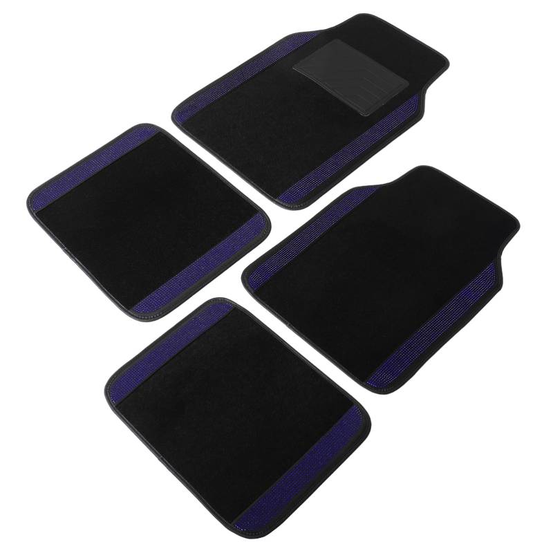 Garneck 4 Stücke Auto Boden Matte Autos Fußmatten Auto Matten Kissen Auto Matten Für Frauen Auto Schritt Matten Auto Kofferraum Matten PVC von Garneck
