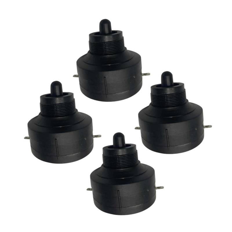 Garneck 4Stücke Auto Hochtönerhorn Ersatzlautsprecher Piezoelektrisches Hochtonlautsprecher Zubehör für Auto Audio Langlebig und Platzsparend für Reparaturen und Upgrades von Garneck