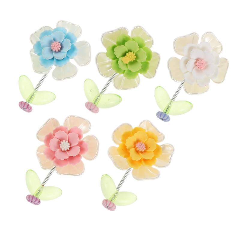 Garneck 5 Stück Am Auto Montierte Wackelkopf Blumen Für Das Armaturenbrett Sonnenblumen Armaturenbrett Süßes Autozubehör Innendekoration Armaturenbrett Dekorationen Auto Ornamente von Garneck