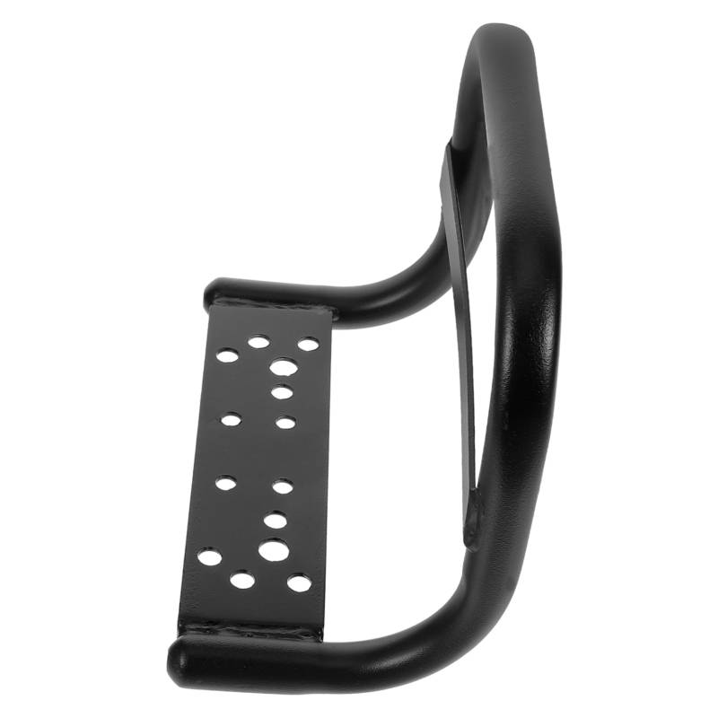 Garneck Armlehne für den Rücksitz eines Elektroautos Rückenlehne Sicherheitsarmlehne Griffe Ergonomisch professionelle Fahrradarmlehne Fahrradsitze Lenker Metall Black von Garneck