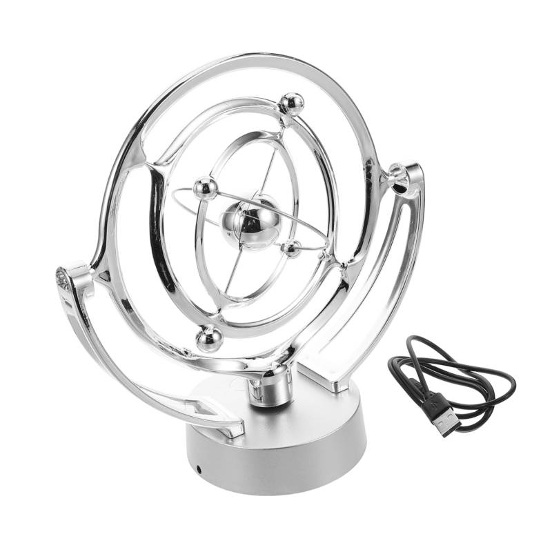Garneck Auto Ornamente Physik Für Erwachsene Universum Elektronisches Perpetuum Mobile Perpetuum Mobile Schreibtischspielzeug Heimdekoration Elektronisches Perpetuum Mobiles von Garneck