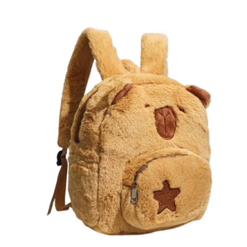 Garneck Fahrradrucksack Rucksäcke Tierrucksack Capybara Autozubehör Kleiner Wanderrucksack Capybara Geburtstagstaschen Lustiger Rucksack Wandertasche Rucksack Für Frauen von Garneck