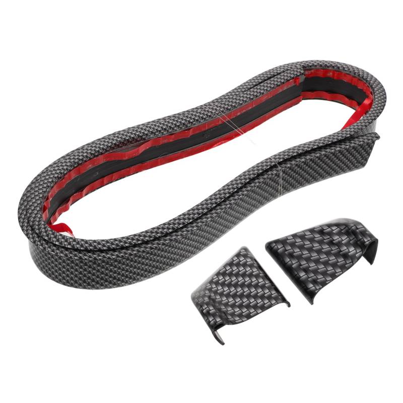 Garneck Gummistreifen am Heck eines Autos Spoiler für Fahrzeuge Auto Spoilerflügel universelle Spoiler für Autos Autoflügelspoiler Spoiler universell Auto-Heckspoiler Black von Garneck