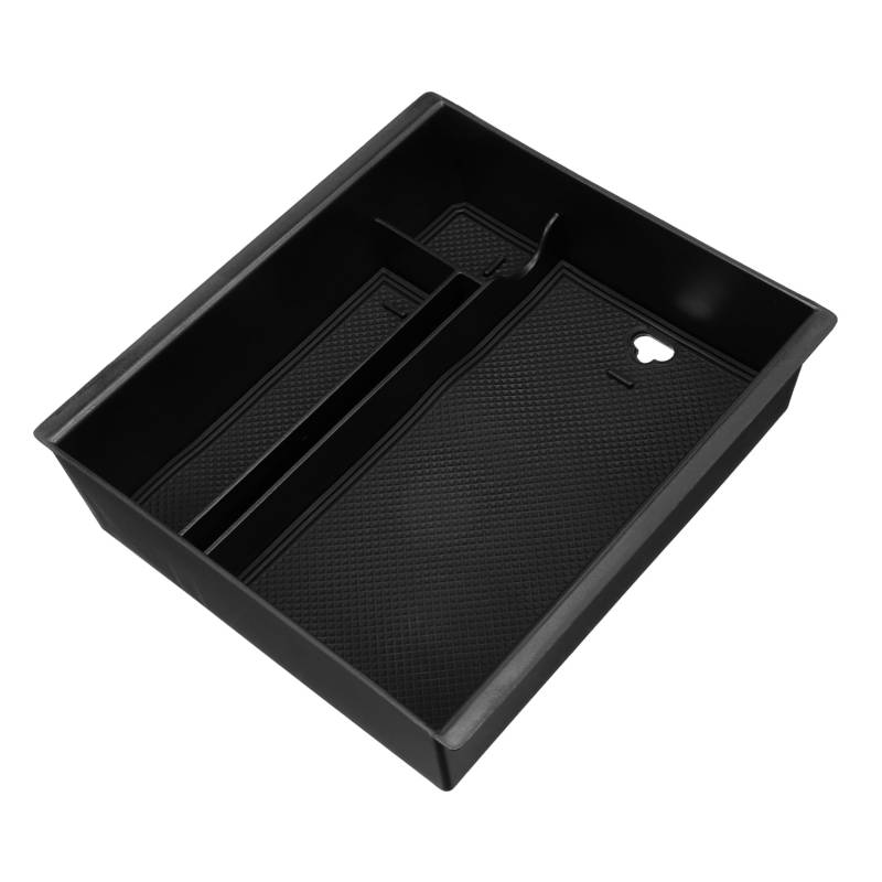 Garneck Mittelkonsolen Organizer Tablett aus Robustem Maßgeschneiderte Aufbewahrungsbox für Auto Präzise Passform Optimierte Sortierung Kompatibel mit Modell von Garneck