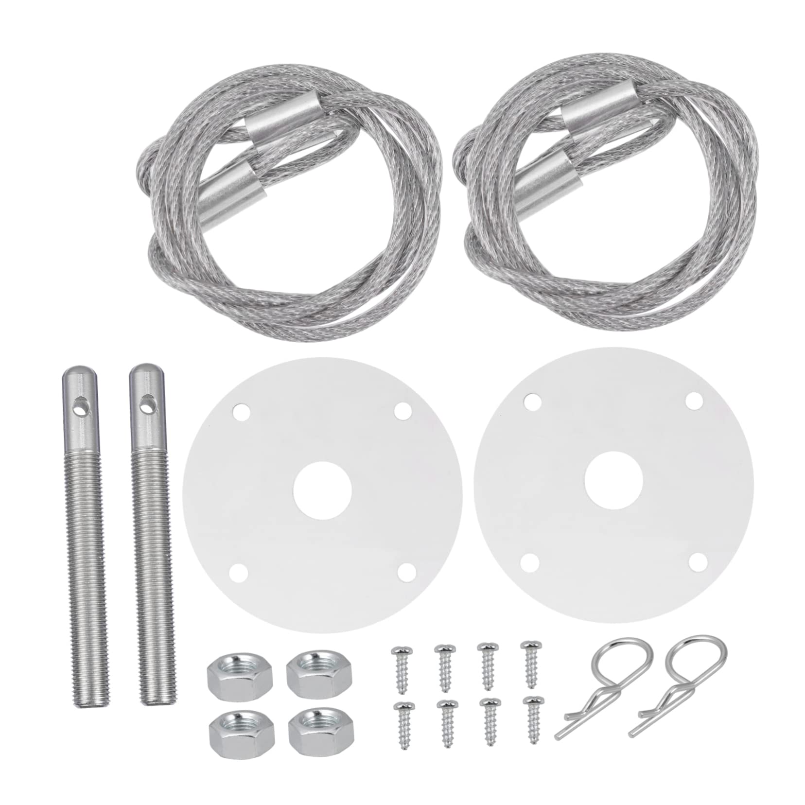 Garneck Racing Hood Pin Lock Kit aus Aluminiumlegierung für Sichere Motorhaubenbefestigung Installieren ohne Bohren für Rennfahrzeuge und Automodifizierungen Garneck Racing Hood Pin Lock Kit aus Aluminiumlegierung für Sichere Motorhaubenbefestigung Installieren ohne Bohren für Rennfahrzeuge und Automodifizierungen von Garneck