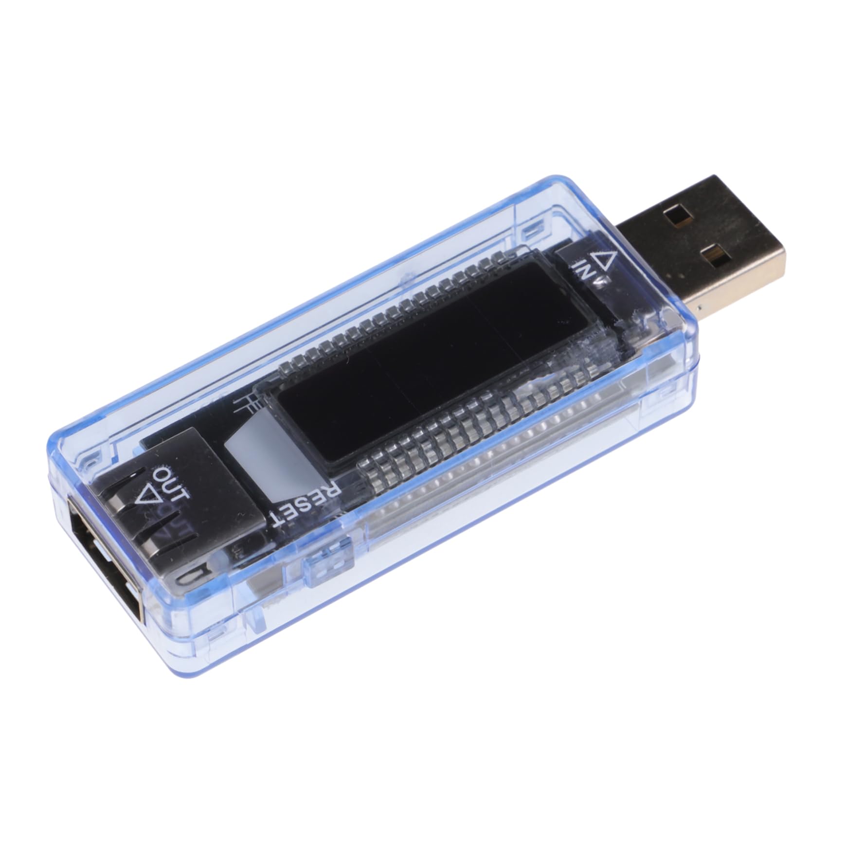 Garneck USB Spannungs und Strom Tester mit LCD Display Tragbares USB Multimeter Transparent Plug and Play für Einfache Spannungsmessung und Überwachung für Testzwecke Garneck USB Spannungs und Strom Tester mit LCD Display Tragbares USB Multimeter Transparent Plug and Play für Einfache Spannungsmessung und Überwachung für Testzwecke von Garneck