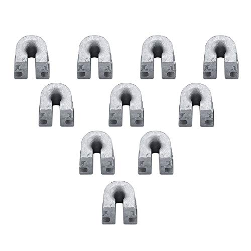 10 STÜCKE Ösenhülsen Rasenmäher Trimmer Kopf Öse Ärmel Fit für Rasenmäher Ösenhülsen 25-2 Autocut Schneidkopf Trimmer Kopf 4002 713 8300 8301 von Garosa