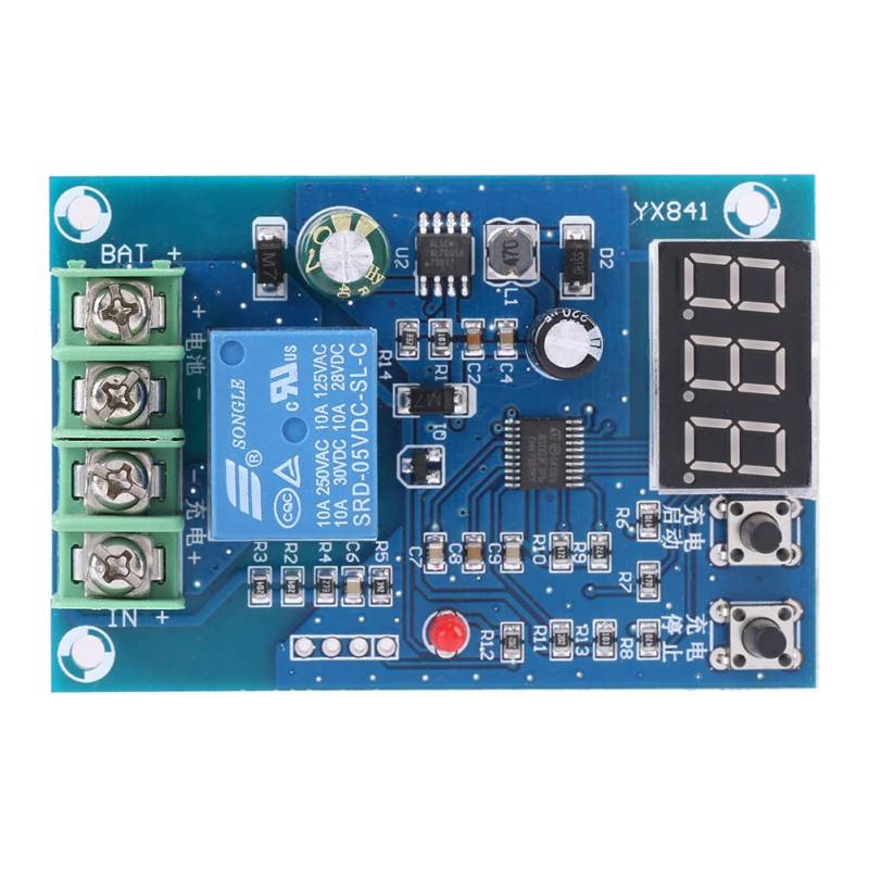 Garosa 10V-60V 30A Batterieladesteuergerät Laderegler Überspannungsschutzmodul für Speicherbatterie Lithiumbatterie von Garosa