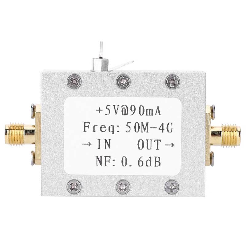 50M-4GHz rauscharmer Verstärker 0,6 dB RF LNA-Verstärker Hochlineares Verstärkungssignal-Empfängermodul -110 dBm APM-Karte für UKW-HF-UKW/UHF-Amateurfunk von Garosa
