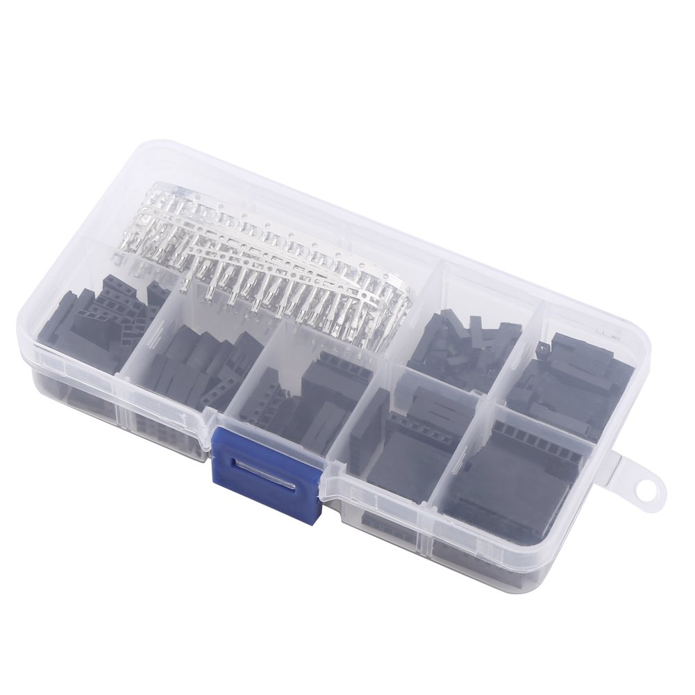 Packung mit 310 Stk. Raster 2,54 mm 1 2 3 4 5 6 8 Jump Wire-Stiftleisten Steckergehäuse Männlich Weiblich Crimp-Stifte Adapter-Sortiment-Kit Kompatibel für Packung mit 310 Stk. Raster 2,54 mm 1 2 3 4 5 6 8 Jump Wire-Stiftleisten Steckergehäuse Männlich Weiblich Crimp-Stifte Adapter-Sortiment-Kit Kompatibel für von Garosa
