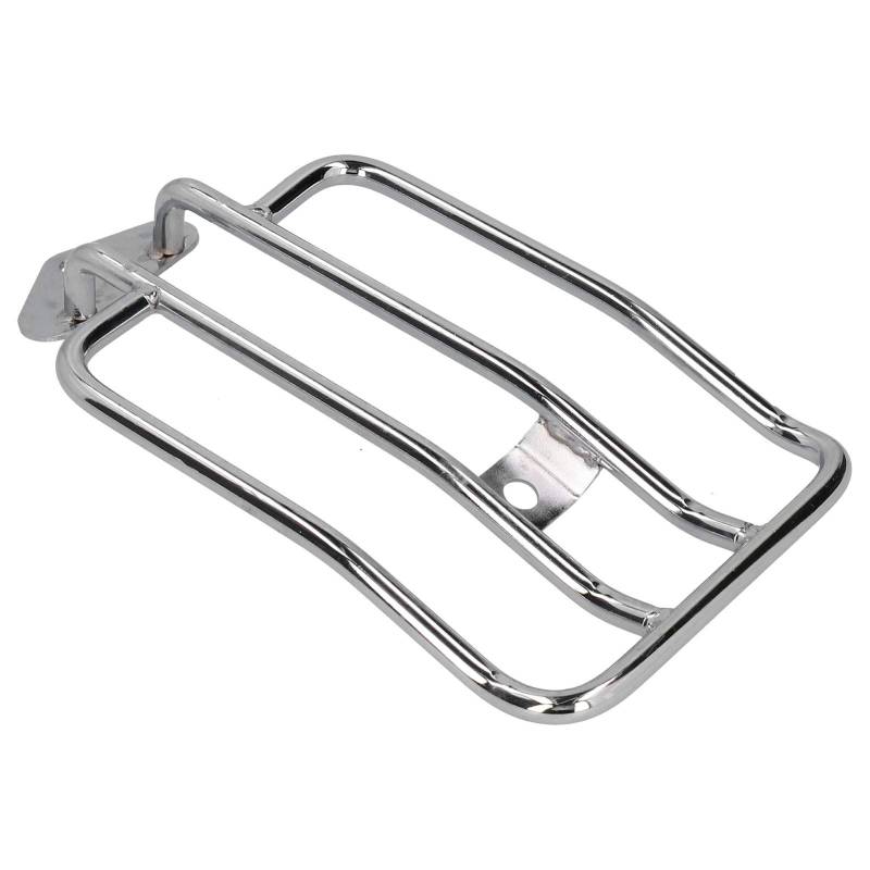 Rücksitzgepäckträger Motorrad Edelstahl mit galvanisierter Versilberung Shell Industriebedarf Chrom Harley Sportster Eisen von Garosa
