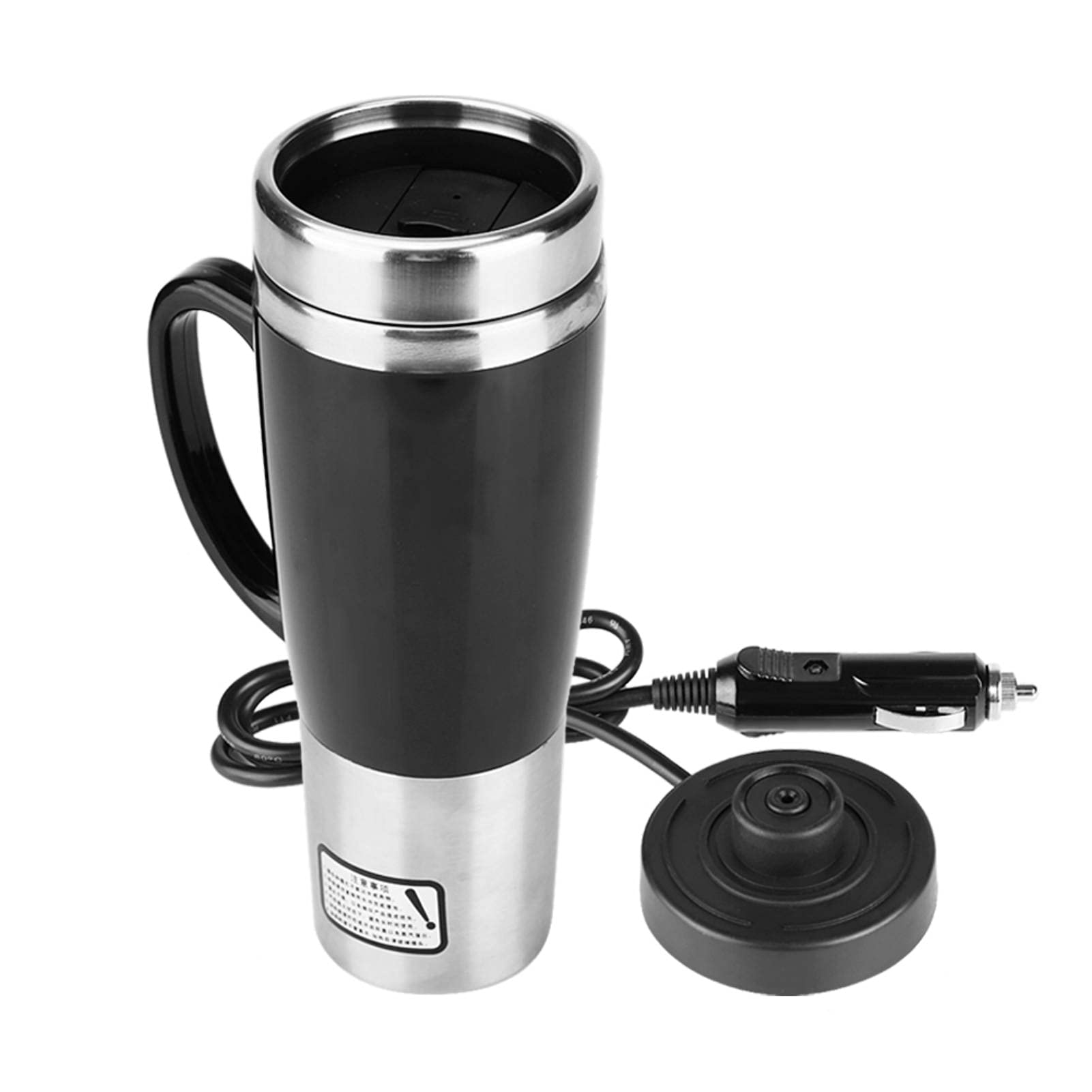 450ml Electric Heating Kettle Stainless Steel Electric In-car Kettle Travel Thermoses,Travel Kettle for Water Coffee Drinks Heating, 12 V von Garsent