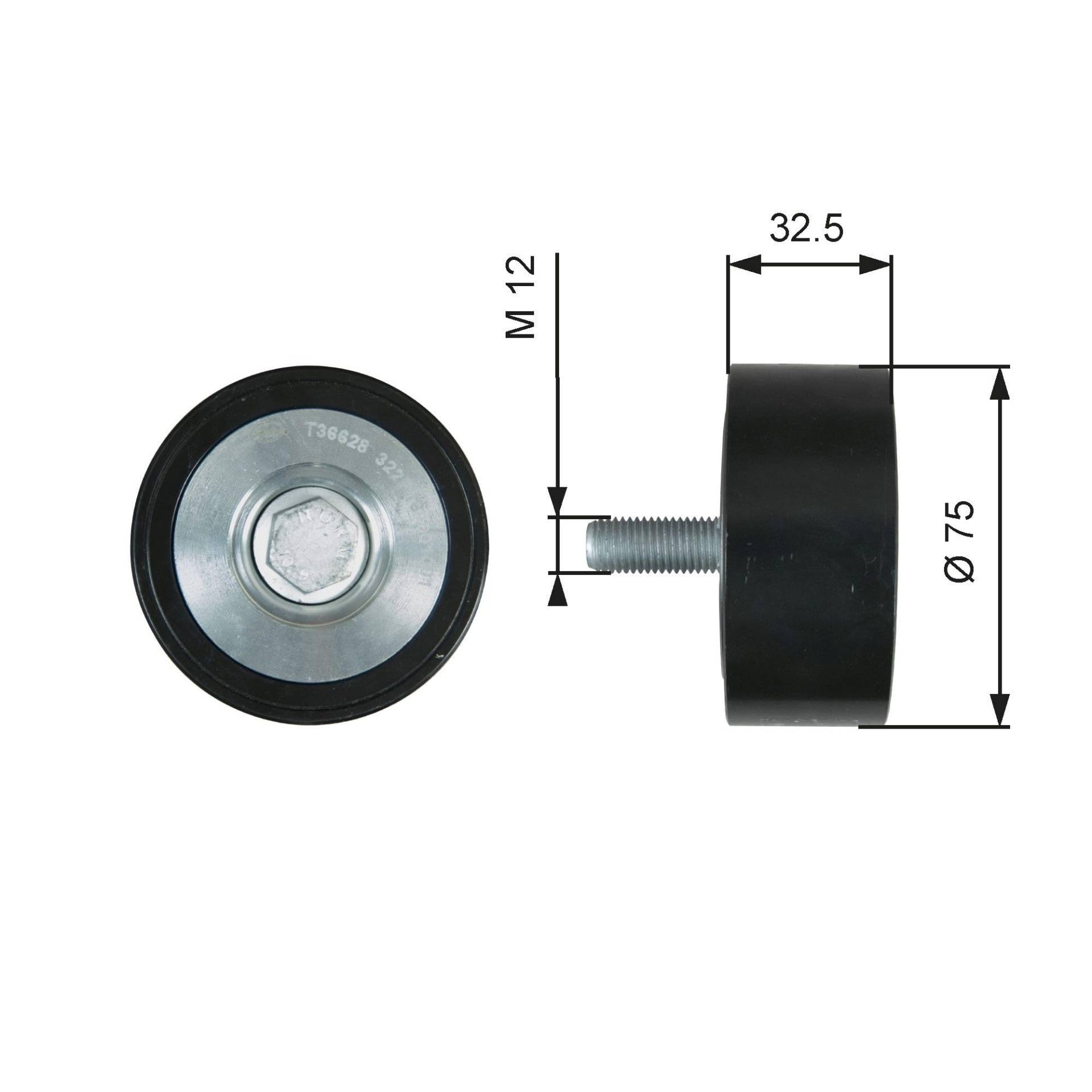 GATES DriveAlign Spannrolle T36628 GATES DriveAlign Spannrolle T36628 von Gates