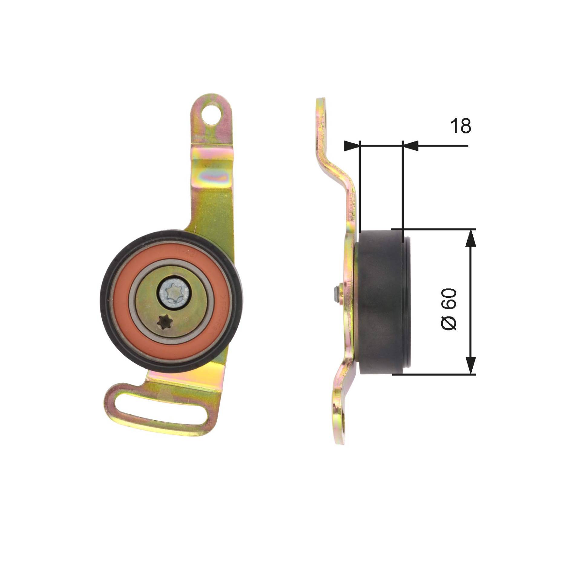 GATES DriveAlign Spannrolle T39119 von Gates