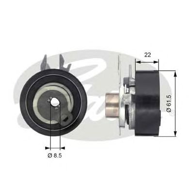 GATES PowerGrip Spannrolle T43061 von Gates