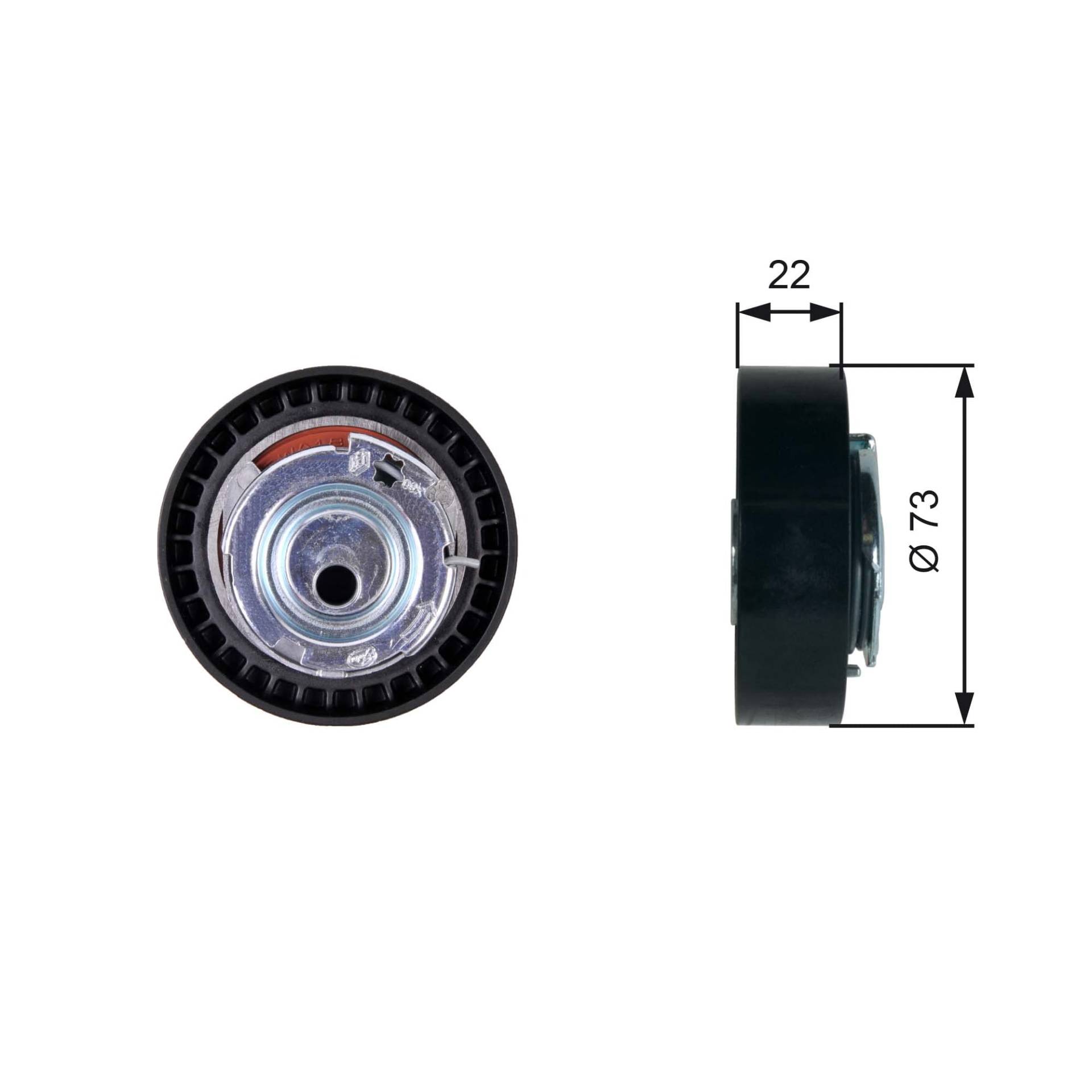 GATES PowerGrip Spannrolle T43225 GATES PowerGrip Spannrolle T43225 von Gates