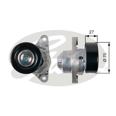 Riemenspanner, Keilrippenriemen Gates T38273 von Gates