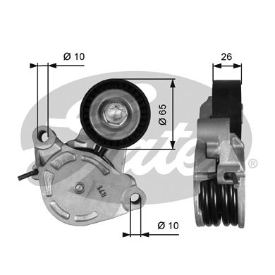 Riemenspanner, Keilrippenriemen Gates T39400 von Gates