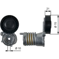 Spannrolle, Keilrippenriemen GATES DriveAlign™ T39157 Spannrolle, Keilrippenriemen GATES DriveAlign™ T39157 von Gates
