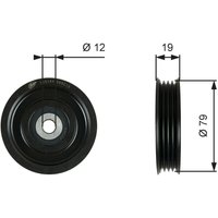 Spannrolle, Keilrippenriemen GATES DriveAlign™ T39184 Spannrolle, Keilrippenriemen GATES DriveAlign™ T39184 von Gates