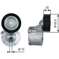 Spannrolle, Keilrippenriemen GATES DriveAlign™ T39281 Spannrolle, Keilrippenriemen GATES DriveAlign™ T39281 von Gates